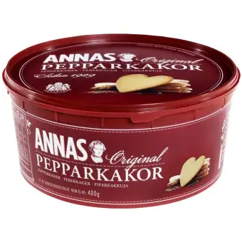 Annas Original Pepparkakor Burk 400g Plastikbox