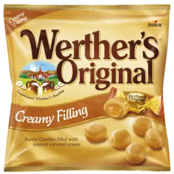 Werthers Original Gräddkaramell Creamy filling 135g