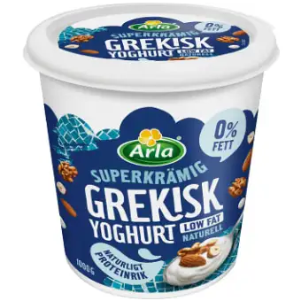 Arla Yoghurt Grekisk Naturell 0,2% 1000g