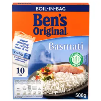 BEN´S ORIGINAL Basmatiris Boil in bag 500g