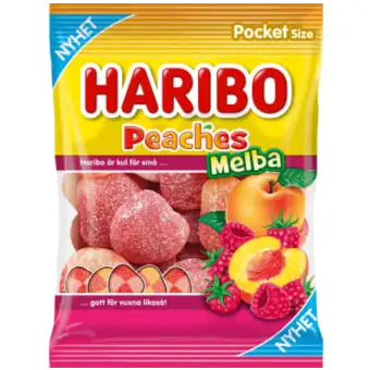 Haribo Godis Peaches Melba 80g