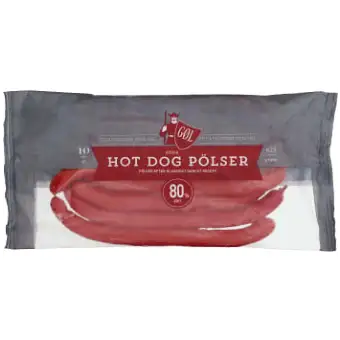 GOL Röda Hot Dog Pölser 625g