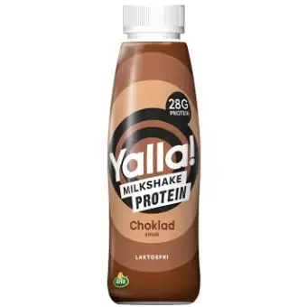 Yalla Proteinshake Choklad Laktosfri 500ml