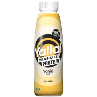 Yalla Proteinshake Vanilj Laktosfri 500ml
