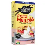 Dreamy Dessert Klassisk vaniljsås Laktosfri 500ml