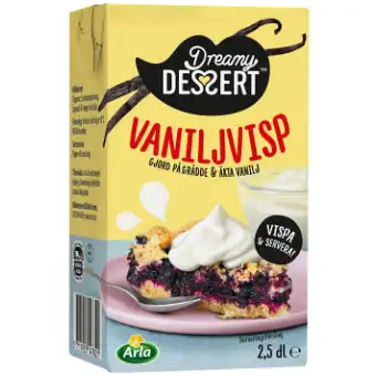 Dreamy Dessert Vaniljvisp 250ml