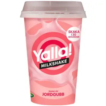 YALLA Milkshake Yalla Jordgubbssmak 12% 200ml