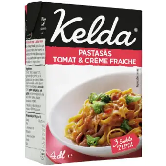 Kelda Pastasås Tomat & crème fraiche 4%