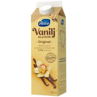Valio Yoghurt Vanilj 2,1% 1l