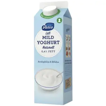 Valio Yoghurt Naturell 0,4% 1kg