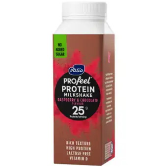Valio Valio Profeel Proteinshake Hallon Choklad Laktosfri 250ml