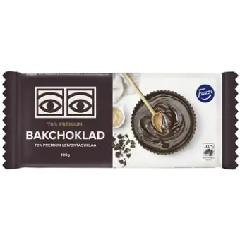 Fazer Bakchoklad 70% Premium 100g