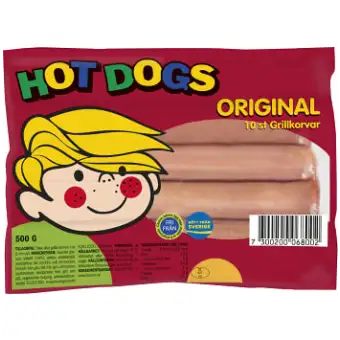 Hot Dogs Grillkorv original