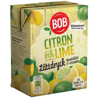 BOB Lättdryck citron & lime