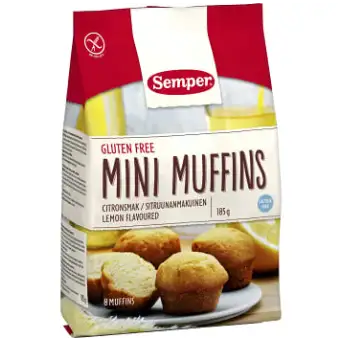 Semper Minimuffins Citronsmak Glutenfri 185g