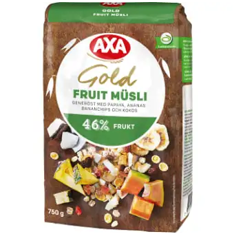 AXA Gold Fruit Müsli