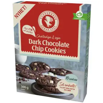 Kungsörnen Kakmix Dark Chocolate Chip Cookies 300g
