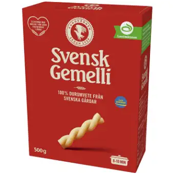 Kungsörnen Pasta Svensk Gemelli 500g