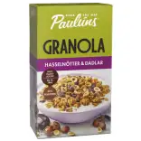 Pauluns Granola Hasselnötter och Dadlar