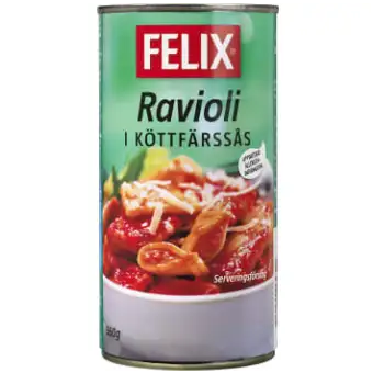 Felix Ravioli i Köttsås