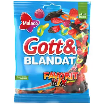 Malaco Gott & Blandat Favorit Mix 190g