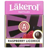 Läkerol Raspberry Licorice 25g