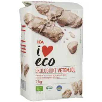 ICA I love eco Vetemjöl