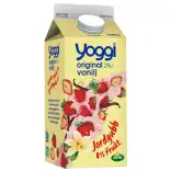 Yoggi Yoghurt Original Jordgubb & vanilj 2% 1500g
