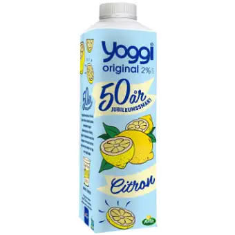 Yoggi Yoghurt Original Citron 1000g