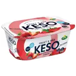 Keso Cottage Cheese Frukt & Bär Jordgubb Laktosfri 1,3% 150g
