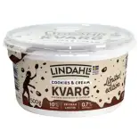 LINDAHLS Kvarg Cookies and Cream Laktosfri 0,7% 500g