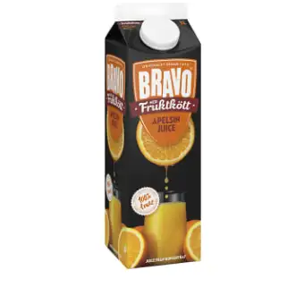 Bravo Apelsinjuice med fruktkött 1l