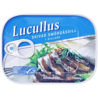 Lucullus Skivad Smörgåssill i Dillsås