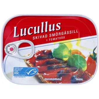 Lucullus Skivad Smörgåssill i Tomatsås