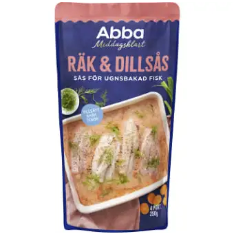 Abba Räk & Dillsås för Ugnsbakad Torsk