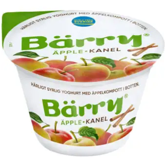 Bärry Yoghurt Äpple Kanel 2,6% 250g