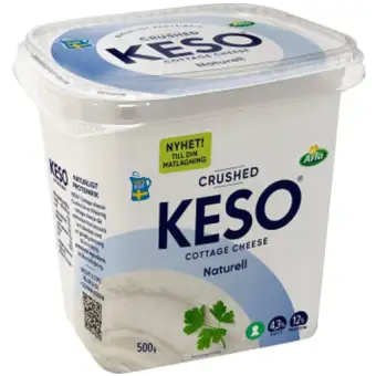 KESO® Cottage cheese crushed 4,3% 500g