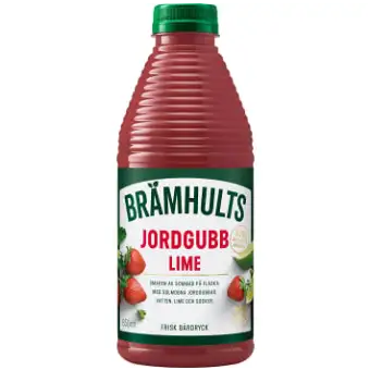 BRAMHULTS Juice Jordgubbar Med Lime 850ml Brämhults