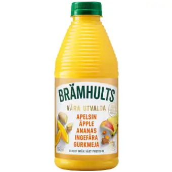 BRAMHULTS Juice Apelsin Ananas Ingefära Gurkmeja 850ml Brämhults