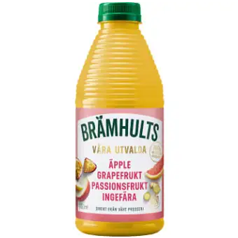 BRAMHULTS Juice Äpple Grape Passionsfrukt Ingefära 850ml Brämhults