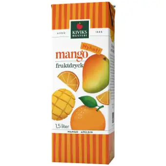 Kiviks Musteri Fruktdryck Mango Apelsin 1,5L