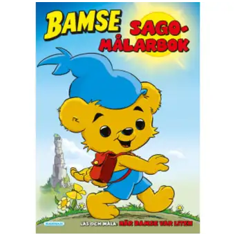 Kärnan Sagomålarbok När Bamse var liten