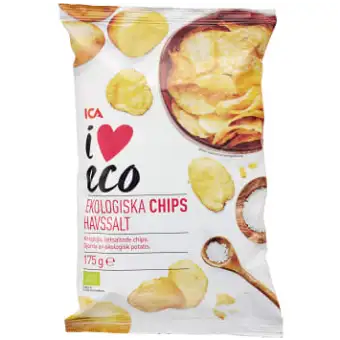 ICA I love eco Chips saltade Eko