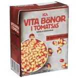 ICA Vita bönor i tomat 380g