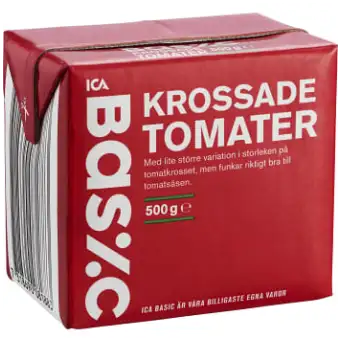 ICA Basic Krossade Tomater 500g