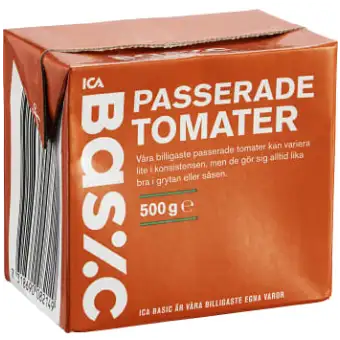 ICA Basic Passerade Tomater 500g