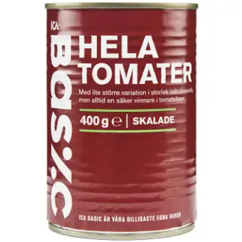 ICA Basic Hela skalade tomater 400g