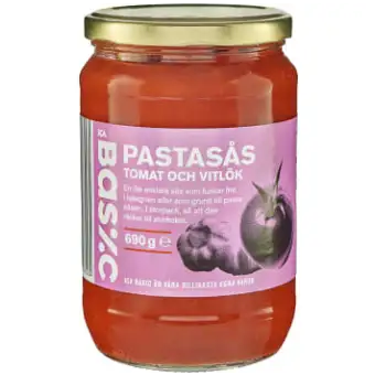 ICA Basic Pastasås Tomat & vitlök