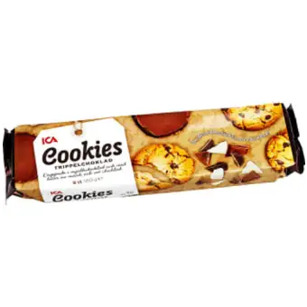 ICA Cookies Trippelchoklad 150g