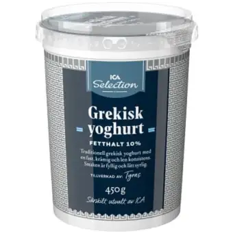 ICA SELECTION Grekisk Yoghurt 10% 450g